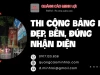 Thi Công Bảng Hiệu Đẹp, Bền, Đúng Nhận Diện
