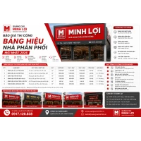 Báo Giá Thi Công Bảng Hiệu Nhà Phân Phối Mới Nhất 2026