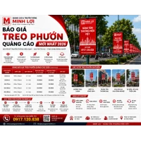 Báo Giá Treo Phướn Quảng Cáo Mới Nhất 2026