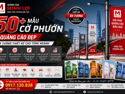 50+ Mẫu Cờ Phướn Quảng Cáo Đẹp – Ý Tưởng Thiết Kế Cho Từng Ngành