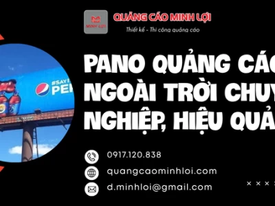 Pano Quảng Cáo Ngoài Trời Chuyên Nghiệp, Hiệu Quả