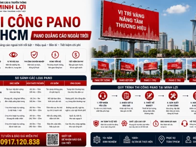 Thi Công Pano TPHCM - Pano Quảng Cáo Ngoài Trời