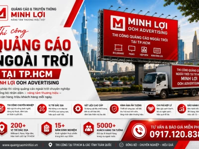 Thi công quảng cáo ngoài trời tại TP.HCM - Minh Lợi OOH Advertising