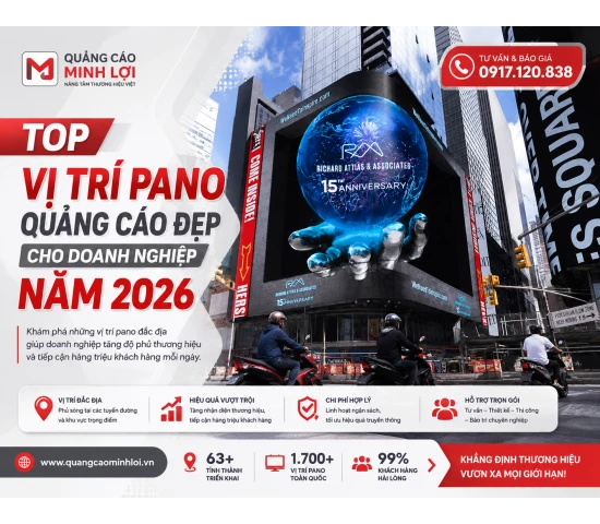 Top Vị Trí Pano Quảng Cáo Đẹp Cho Doanh Nghiệp Năm 2026