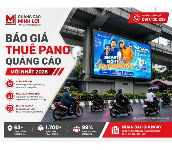 Báo Giá Thuê Pano Quảng Cáo Mới Nhất 2026
