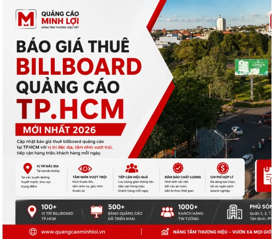Báo Giá Thuê Billboard Quảng Cáo TPHCM Mới Nhất 2026