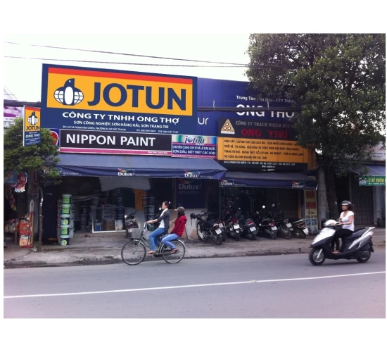 Biển Hiệu Chuỗi Đại Lý Sơn Jotun | Nhận Thiết Kế – Thi Công Đồng Bộ Toàn Quốc