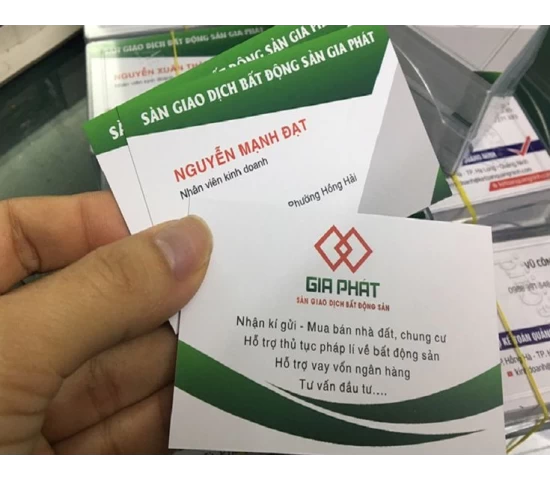 In Name Card Bất Động Sản
