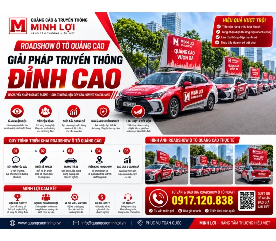 Roadshow Ô Tô Quảng Cáo: Giải Pháp Truyền Thông Đỉnh Cao Cho Sự Kiện Khai Trương