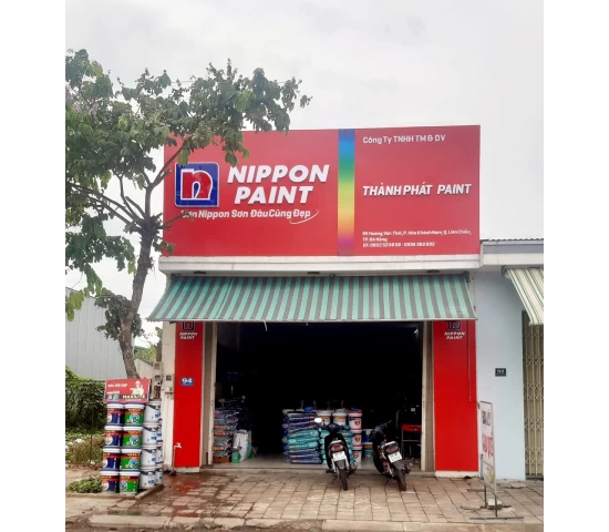 Thiết Kế Biển Hiệu Nhà Phân Phối Sơn Nippon – Thẩm Mỹ, Bền Đẹp, Chuẩn Logo