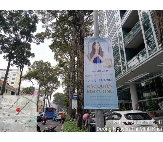 Treo cờ phướn quận 12