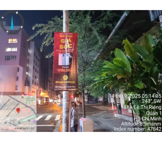 Treo cờ phướn Hậu Giang
