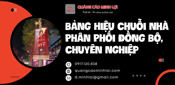 Bảng Hiệu Chuỗi Nhà Phân Phối Đồng Bộ, Chuyên Nghiệp