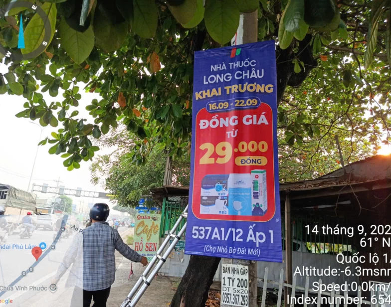 Treo Cờ Phướn Lâm Đồng - In Cờ Phướn Lâm Đồng Giá Rẻ