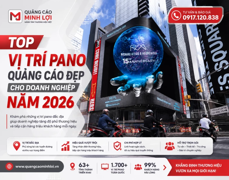 Top Vị Trí Pano Quảng Cáo Đẹp Cho Doanh Nghiệp Năm 2026