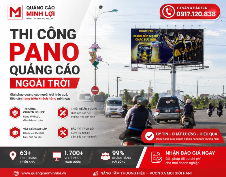 Thi Công Pano Quảng Cáo Ngoài Trời Chuyên Nghiệp Trên Toàn Quốc