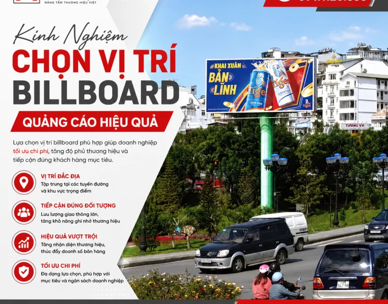 Kinh Nghiệm Chọn Vị Trí Billboard Quảng Cáo Hiệu Quả Cập Nhập 2026