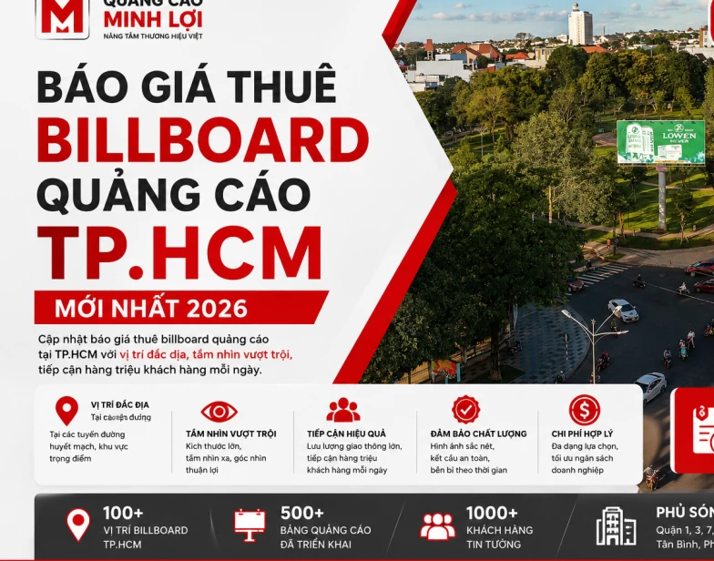 Báo Giá Thuê Billboard Quảng Cáo TPHCM Mới Nhất 2026