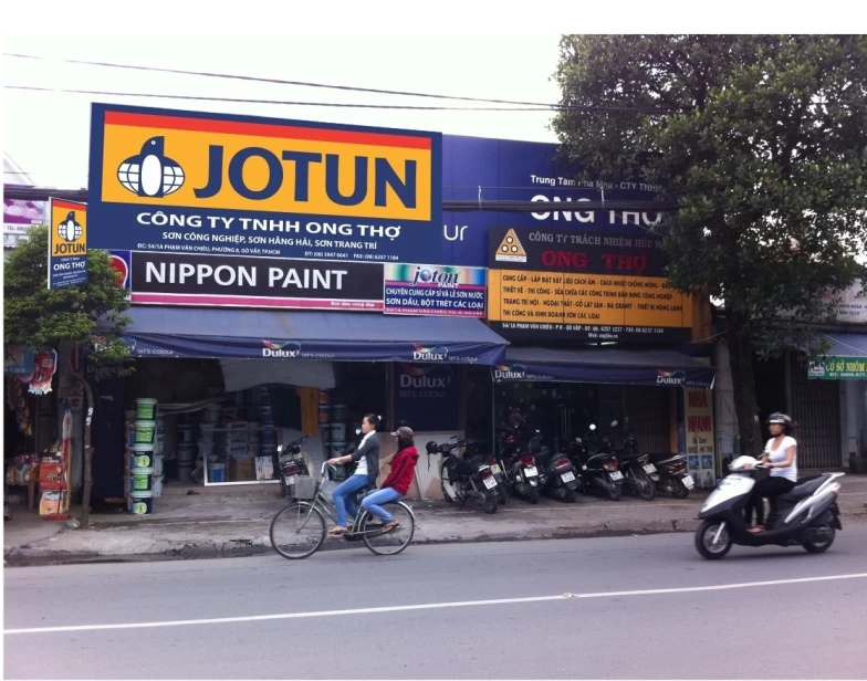 Biển Hiệu Chuỗi Đại Lý Sơn Jotun | Nhận Thiết Kế – Thi Công Đồng Bộ Toàn Quốc