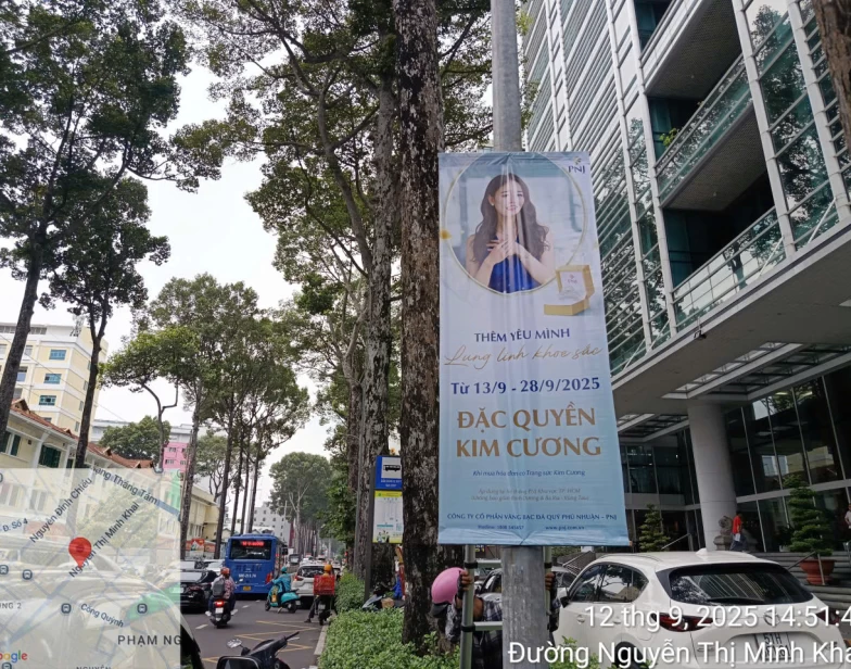 Treo cờ phướn quận 12