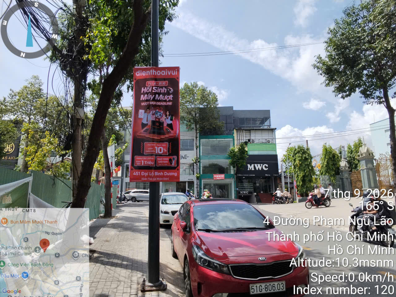 chi phí treo cờ phướn
