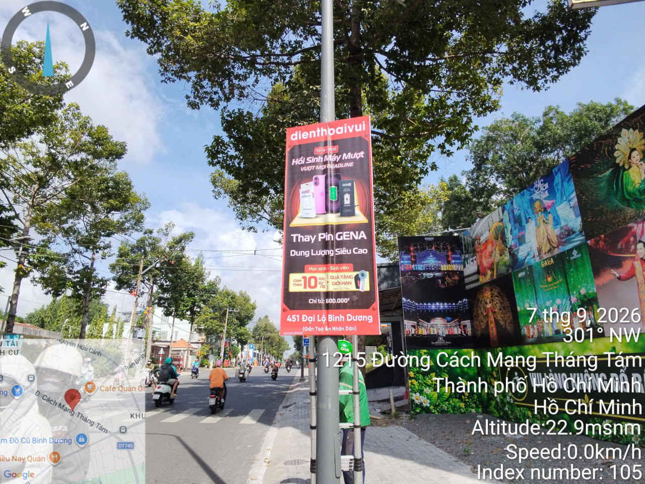 Treo phướn đường phố tphcm