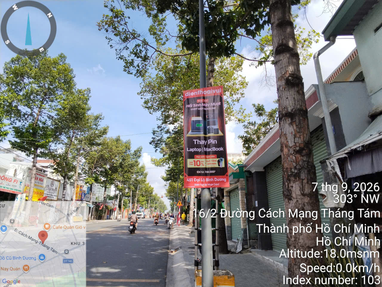 Treo phướn đường phố tphcm