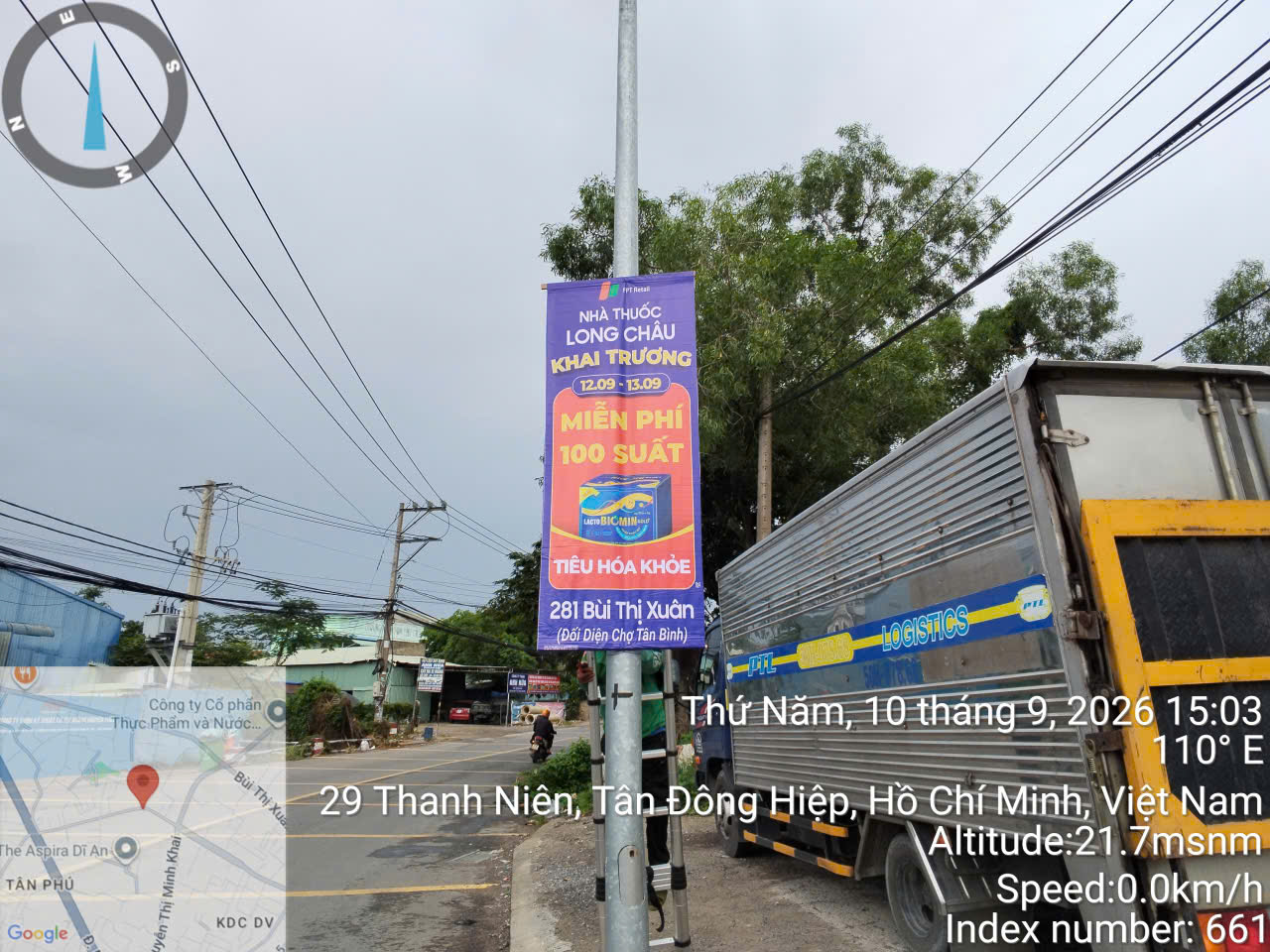 Treo phướn khai trương