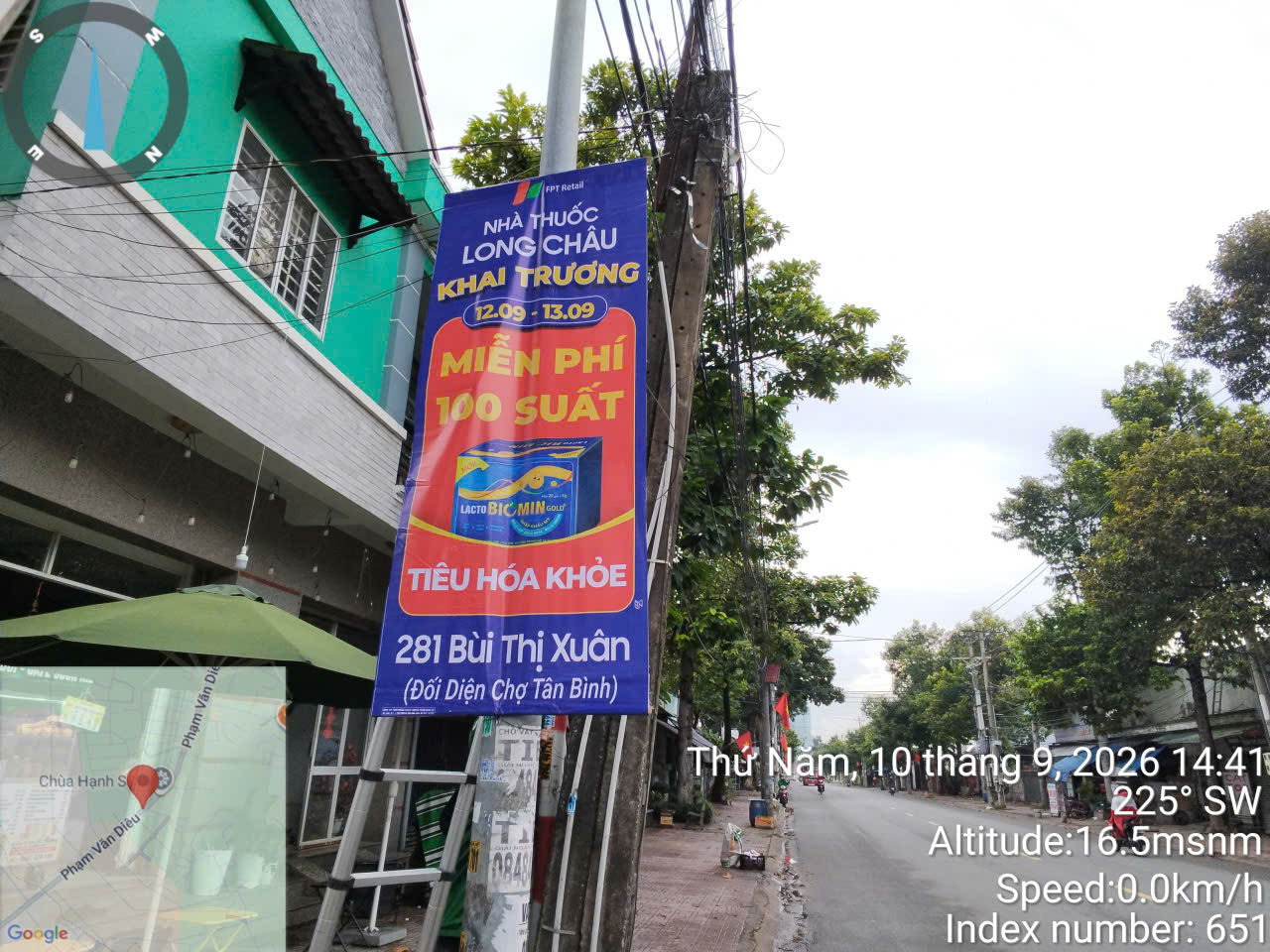 Treo phướn khai trương