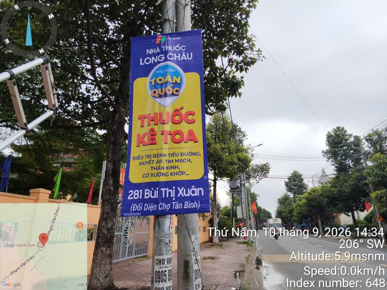 Treo phướn khai trương