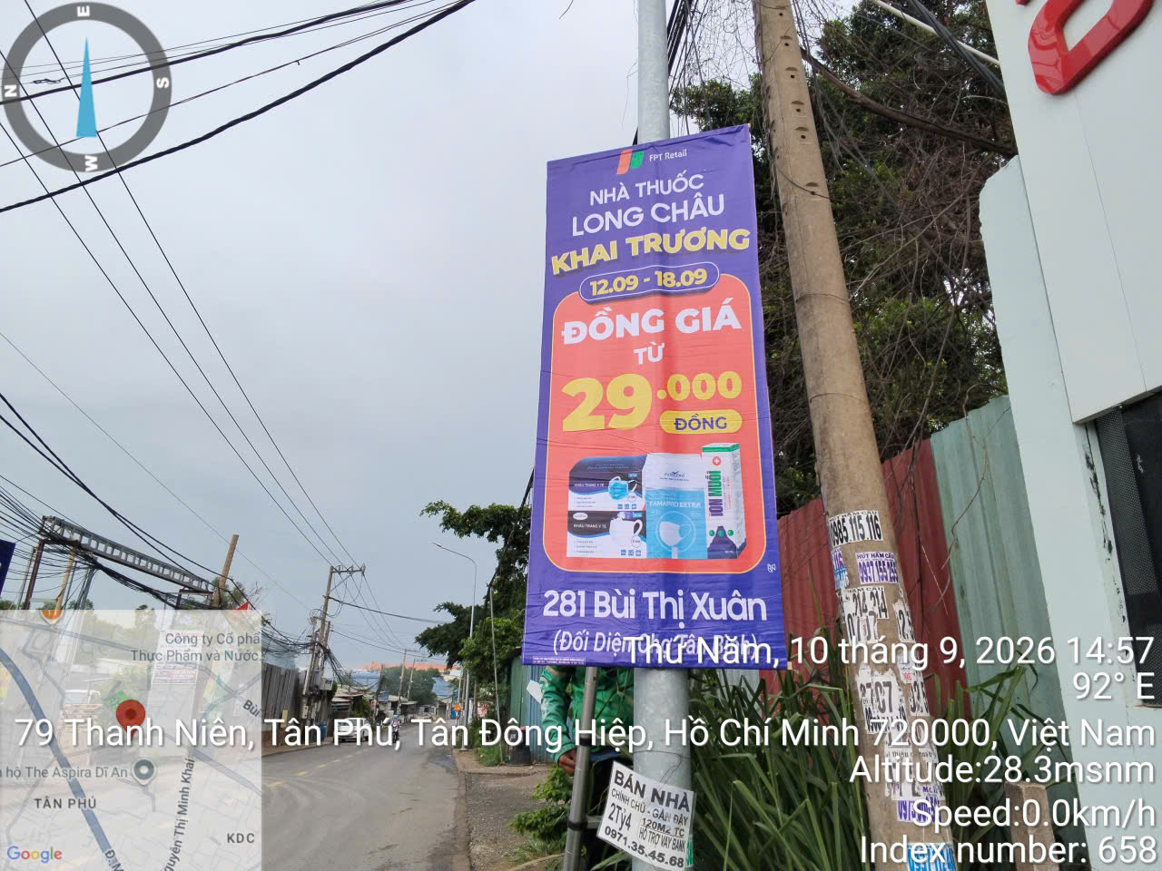 Treo phướn khai trương