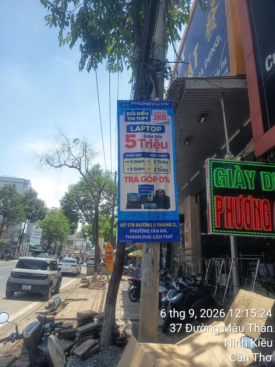 Treo cờ phướn cần thơ