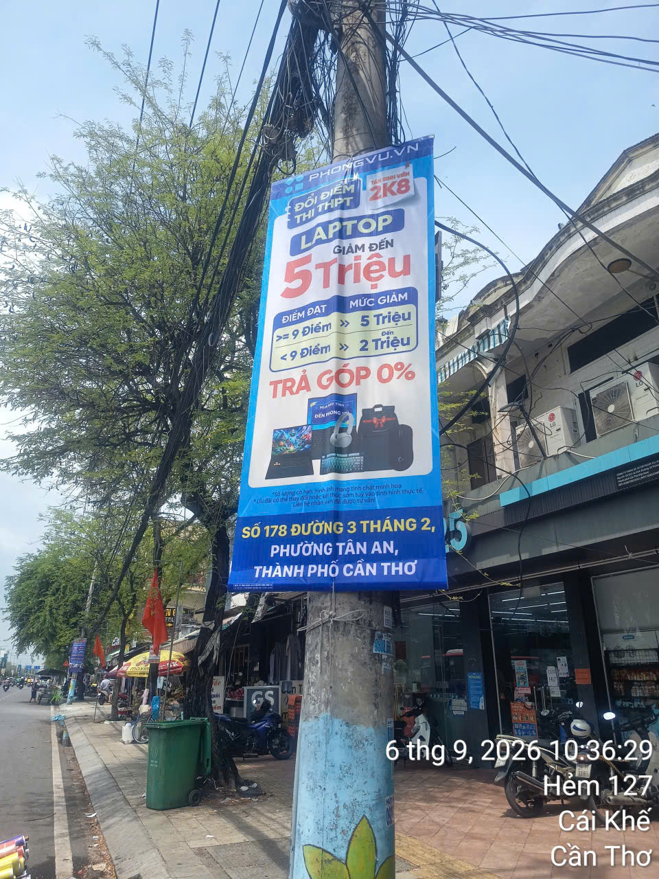 Treo cờ phướn cần thơ