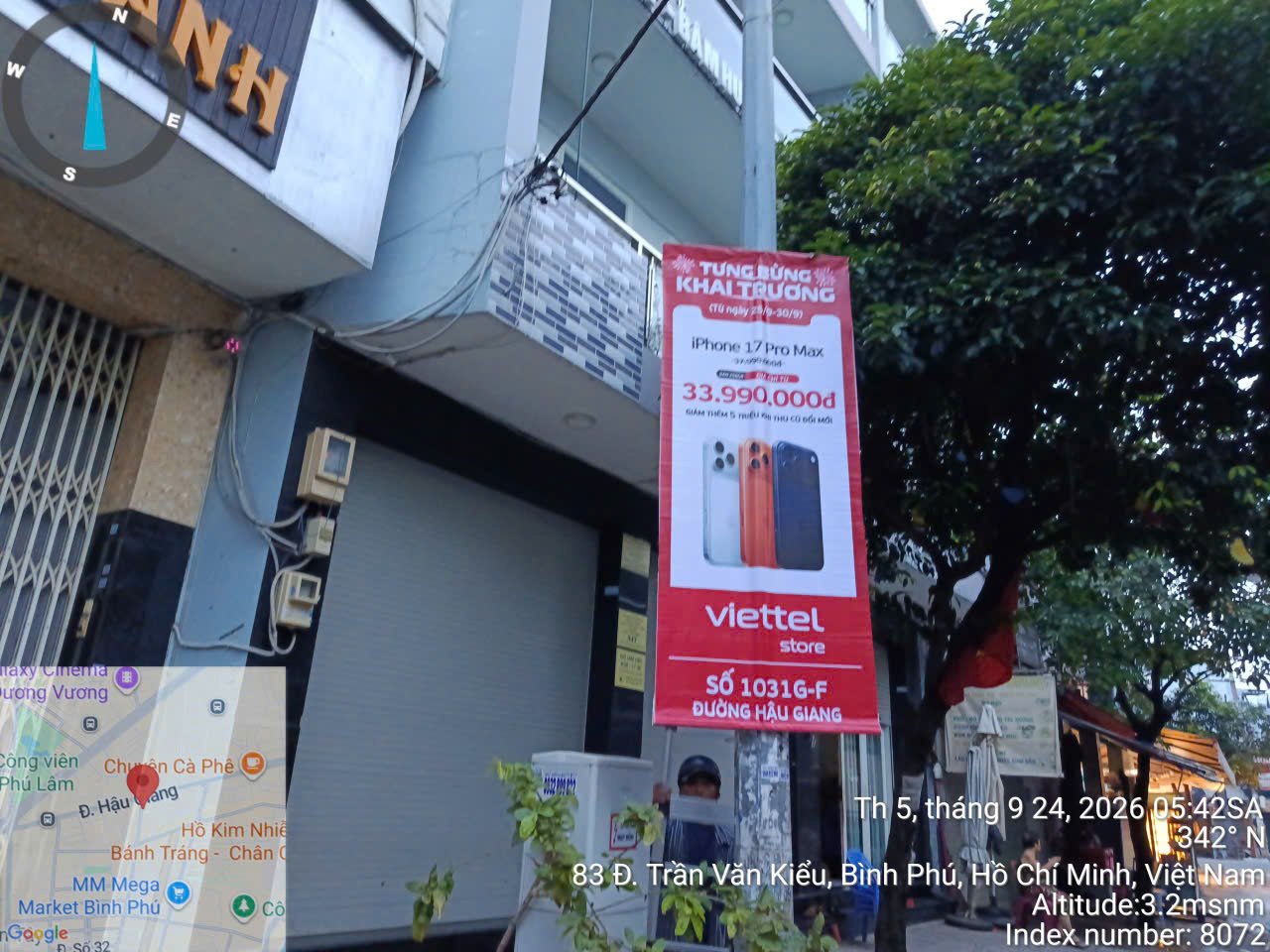 Treo phướn quảng cáo