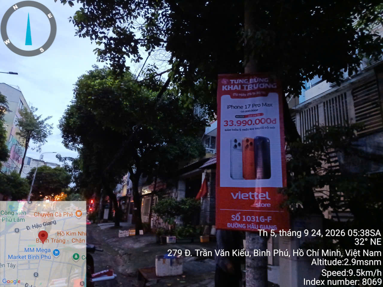 Treo phướn quảng cáo
