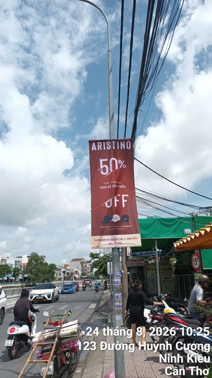 Treo cờ phướn vĩnh phúc
