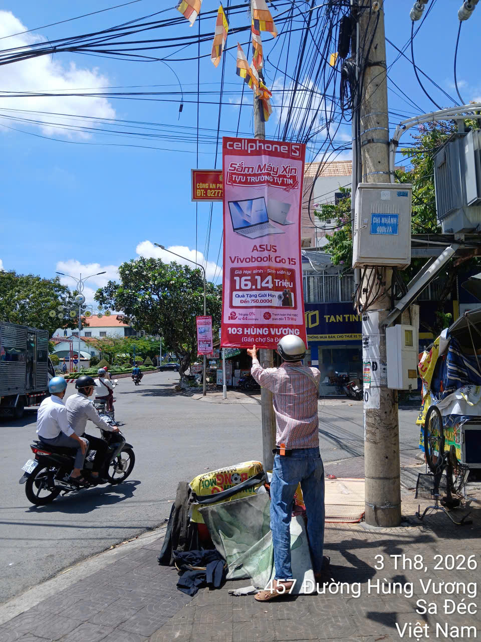Thi công in phướn hà nội