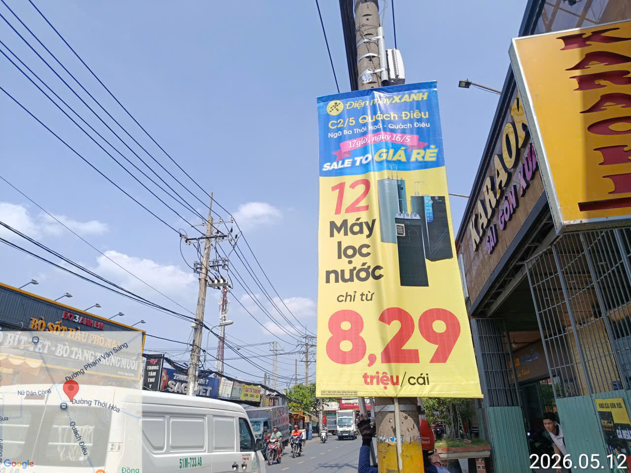 treo cờ phướn