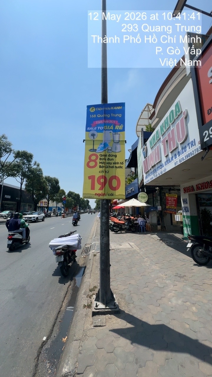 Treo cờ phướn phường tây hồ
