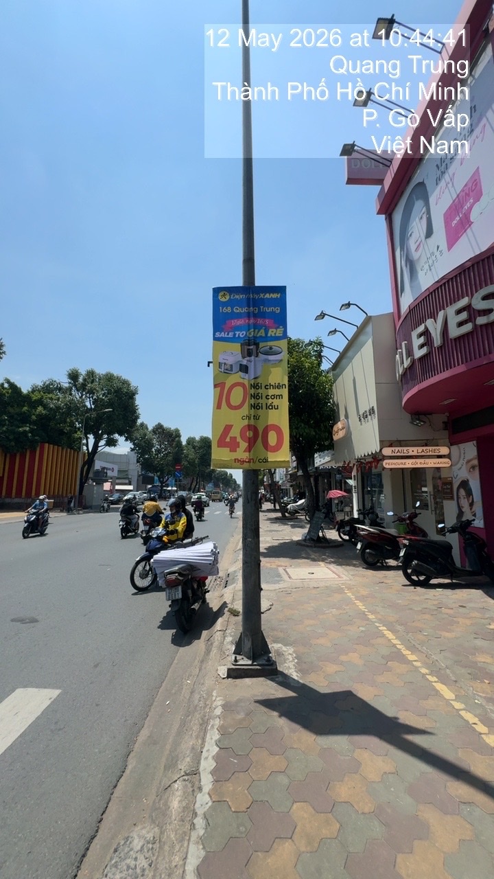 Treo cờ phướn phường tây hồ
