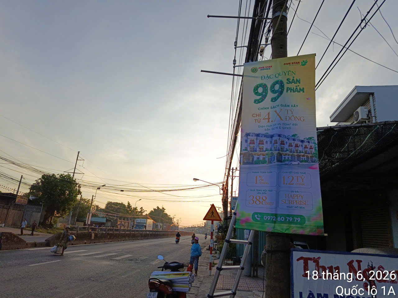 Treo cờ phướn bình dương