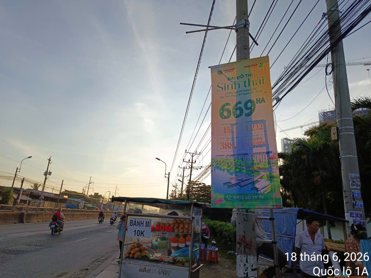 Vị trí treo cờ phướn