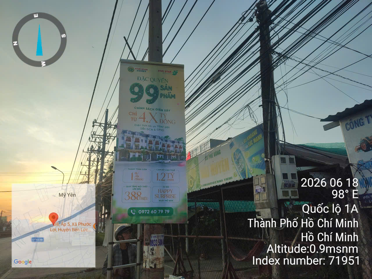 Treo cờ phướn bình dương