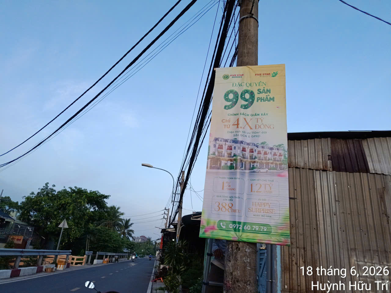 Treo cờ phướn bình dương