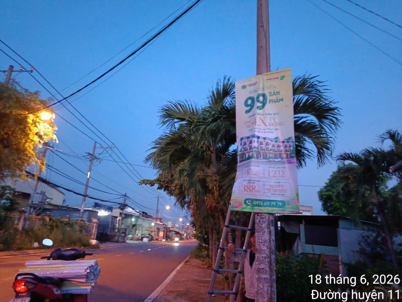 Vị trí treo cờ phướn