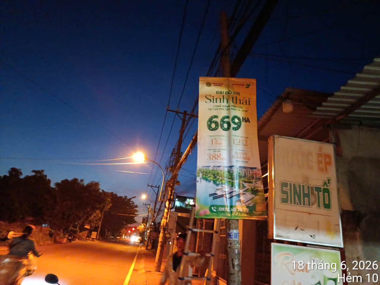 treo cờ phướn