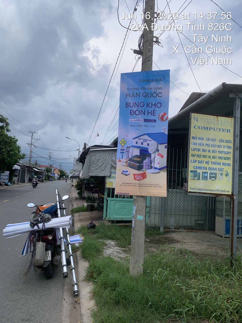 Vị trí treo cờ phướn 