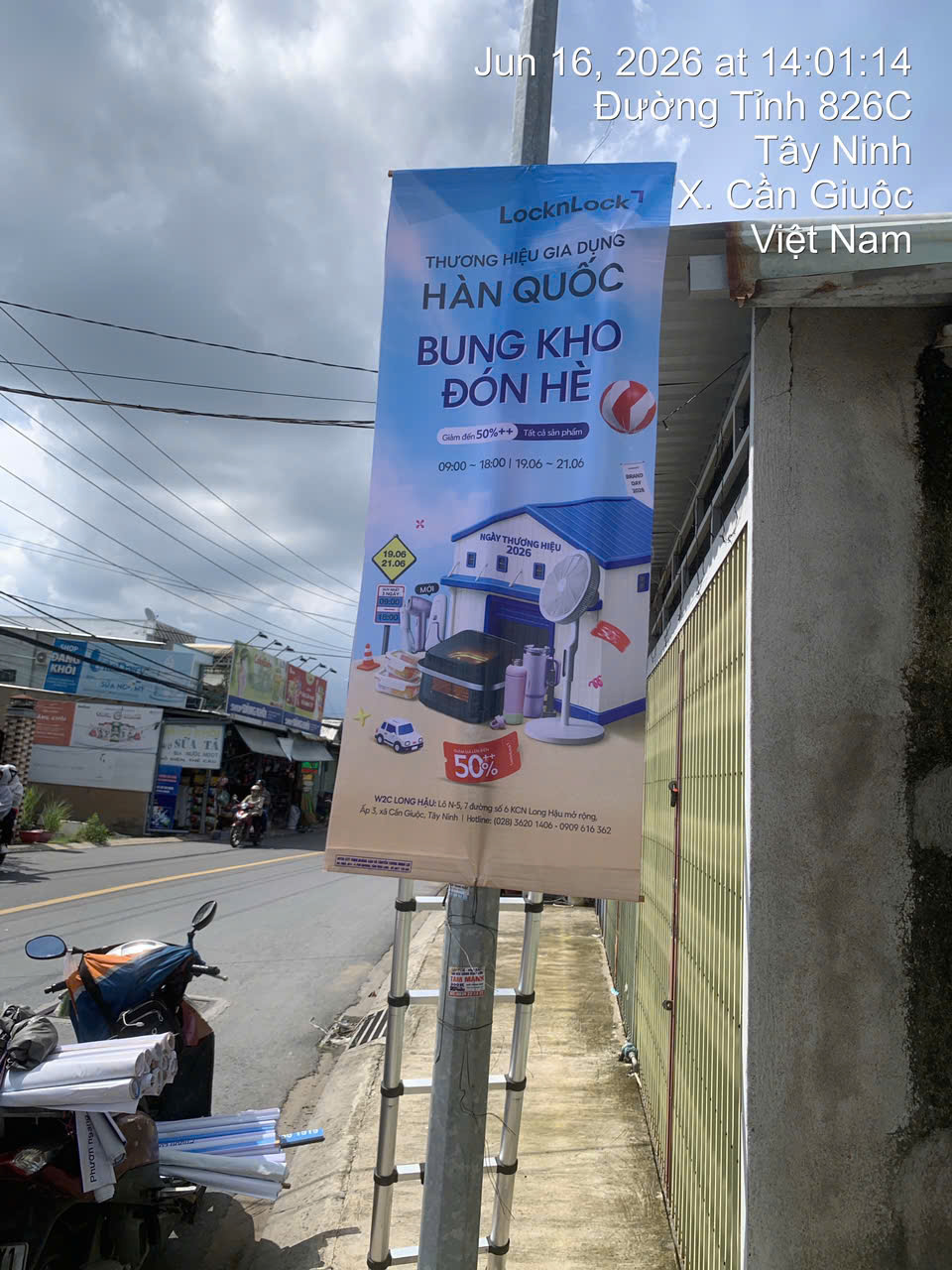 treo cờ phướn