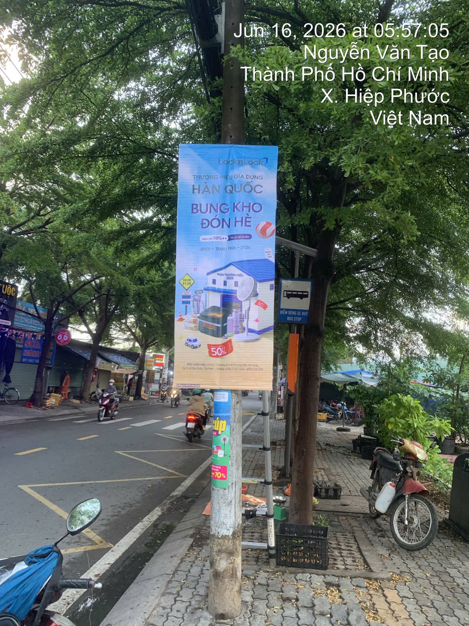 Treo cờ phướn bình dương