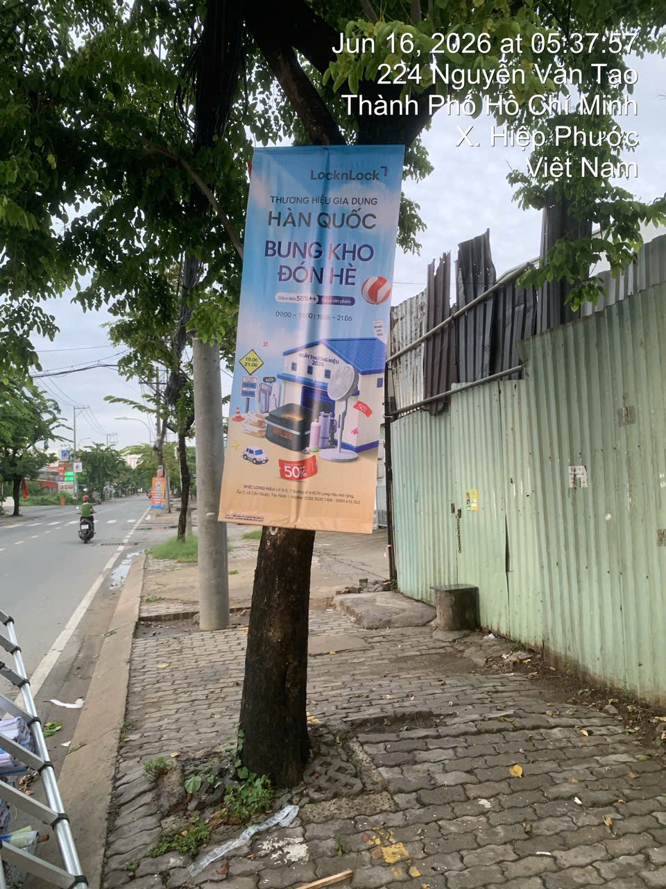 Treo cờ phướn bình dương